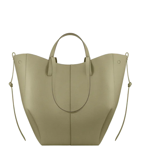 Cyme Tote(심 토트) - 라임 리프 그린 텍스처드