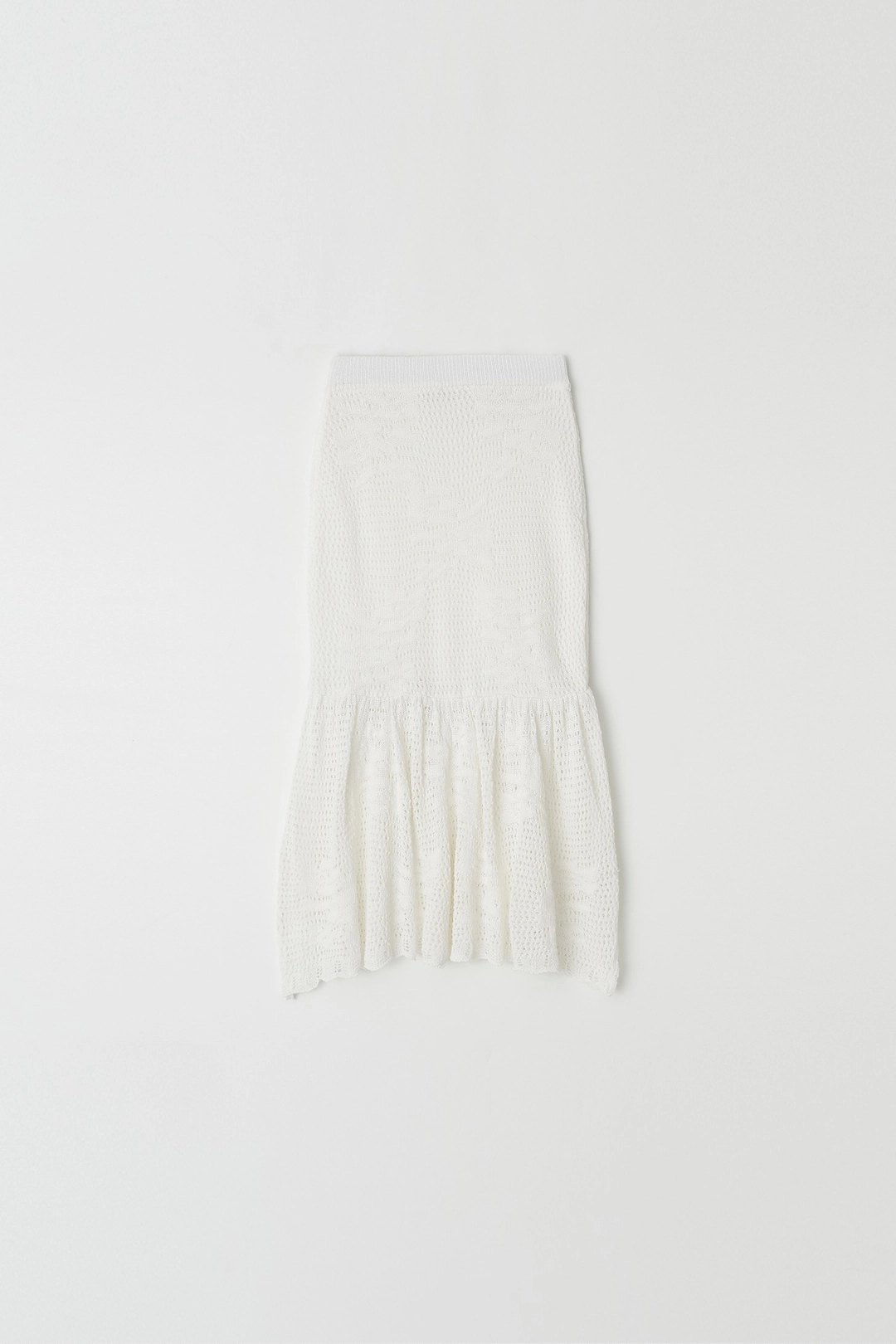 Flower Knit Skrit (Ivory)