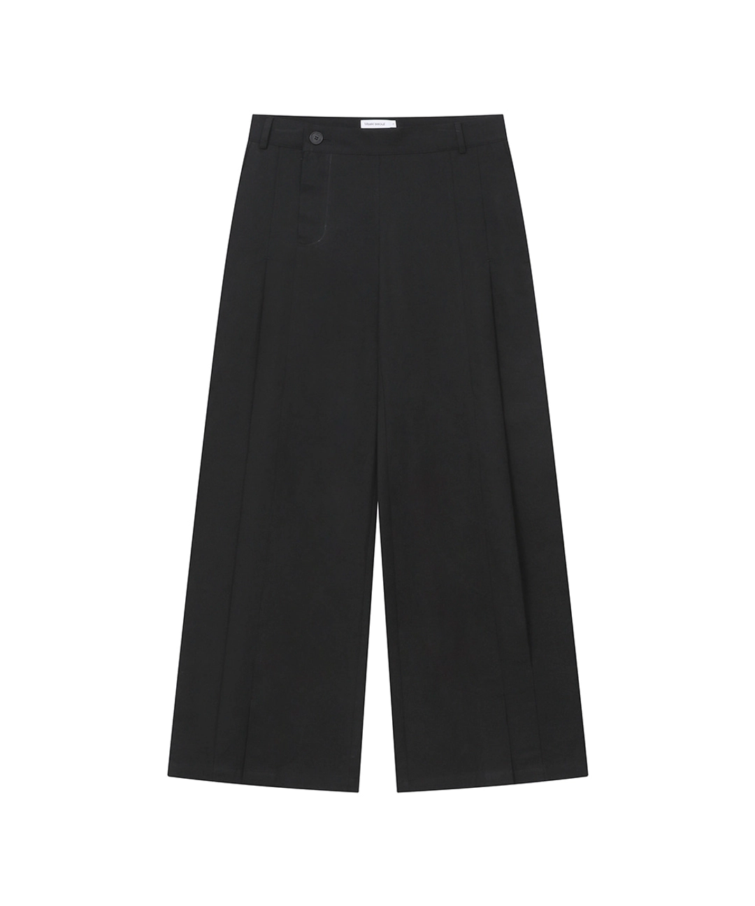 미세키서울 Side fly wide pants BLACK 상품 이미지 1