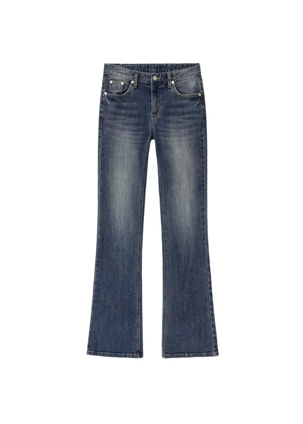 [2ND 10/1~ 발송] LOWRISE SLIM BOOTCUT JEANS, BLUE