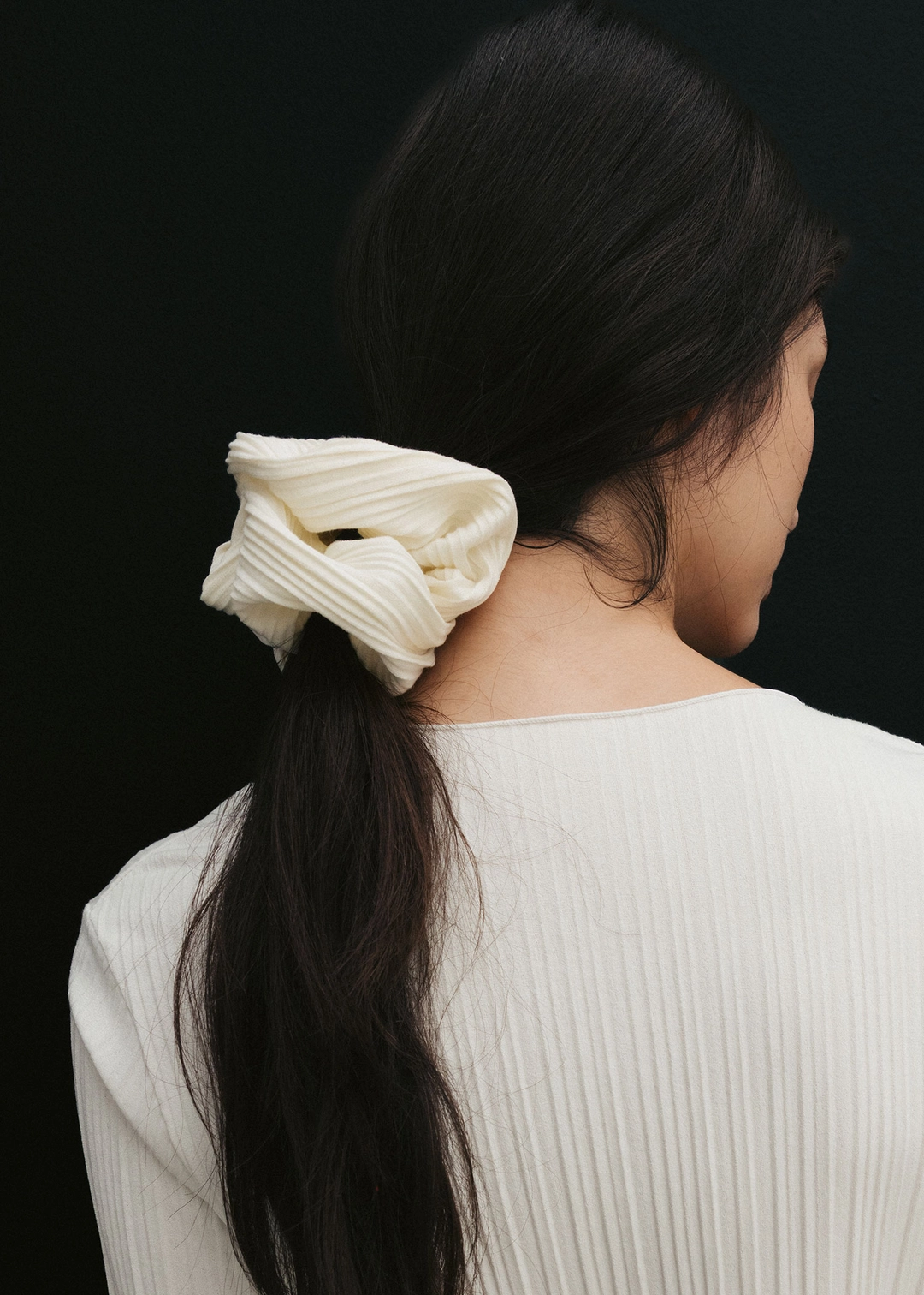 더라이 Pleats Scrunchie(Ivory) 상품 이미지 2