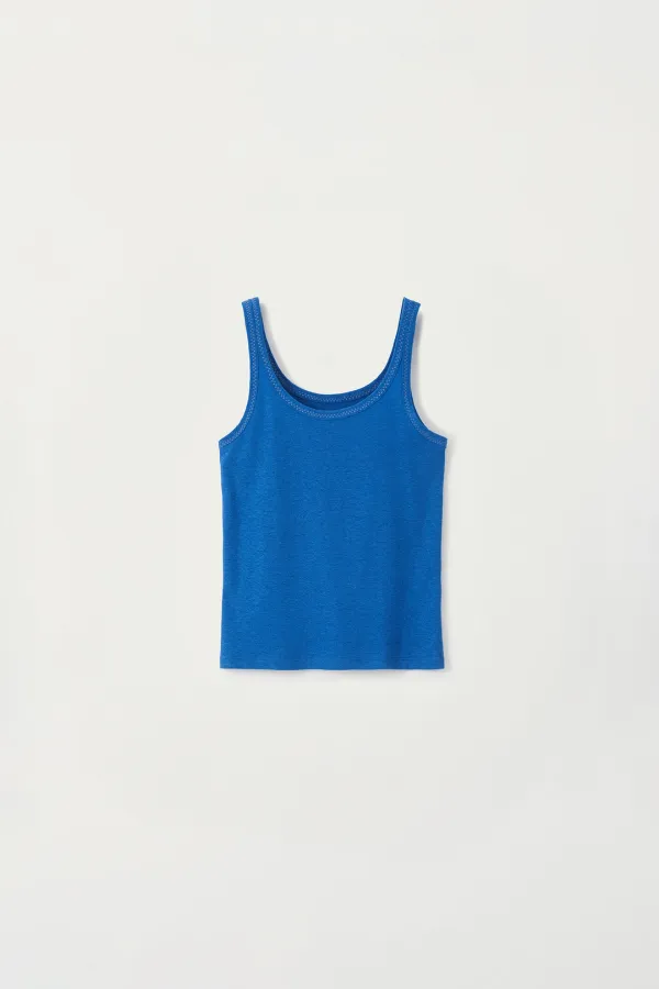 2ND / Noma tank top (Blue)