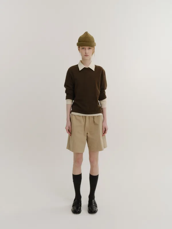 Summer Wool Polo Shirt (Ivory)