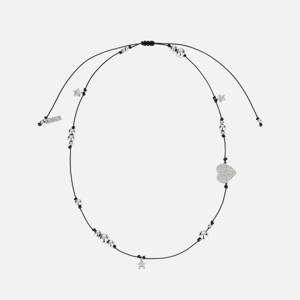 pebble necklace-silver