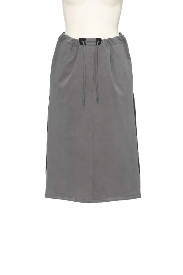 SS25 BLACK HYBRID DENIM SKORTS