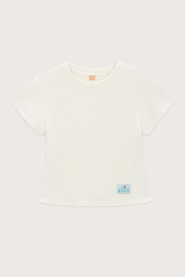 Logo Waffle T-Shirt (Off White)