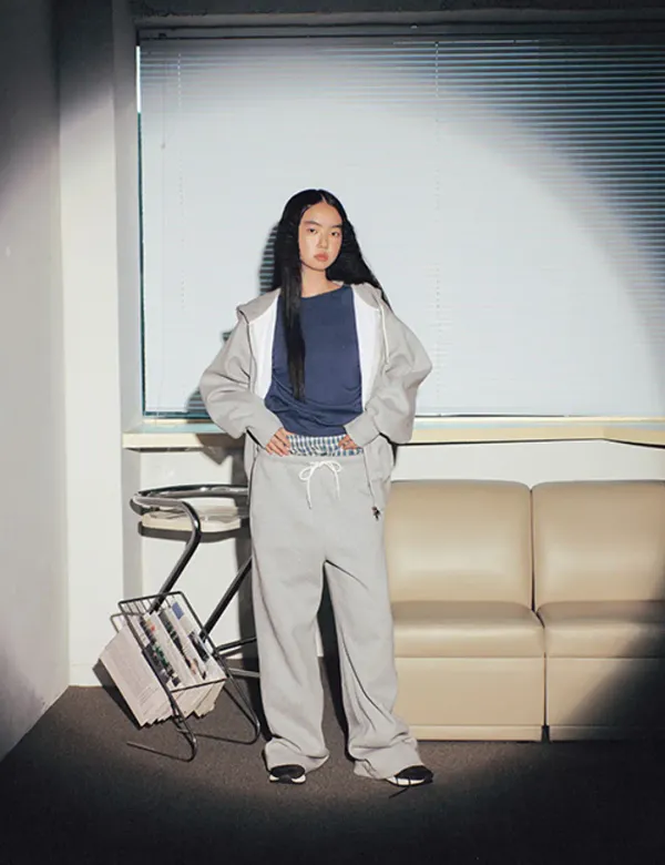 wide long training pants