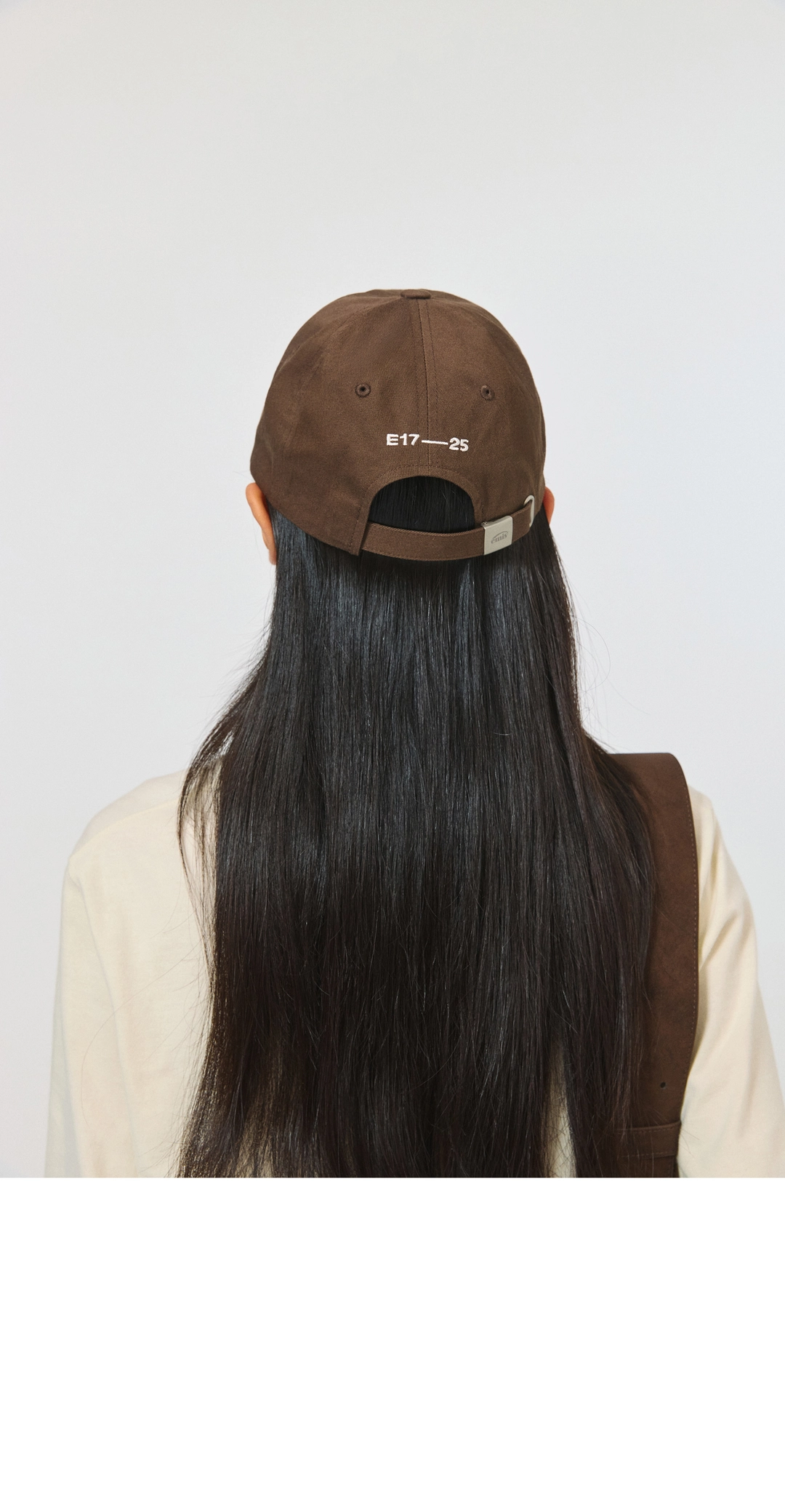 이미스 SMALL LOGO BALL CAP-BROWN 상품 이미지 2