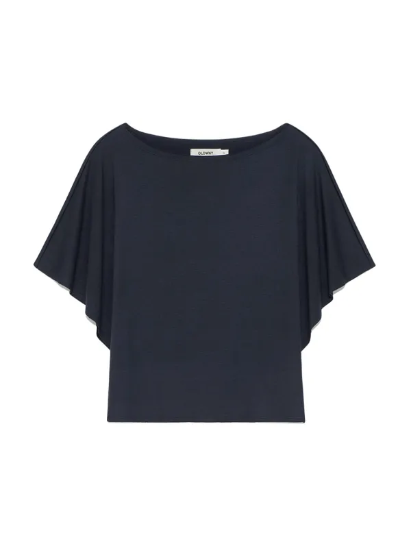 CORE HALF TEE (NAVY)