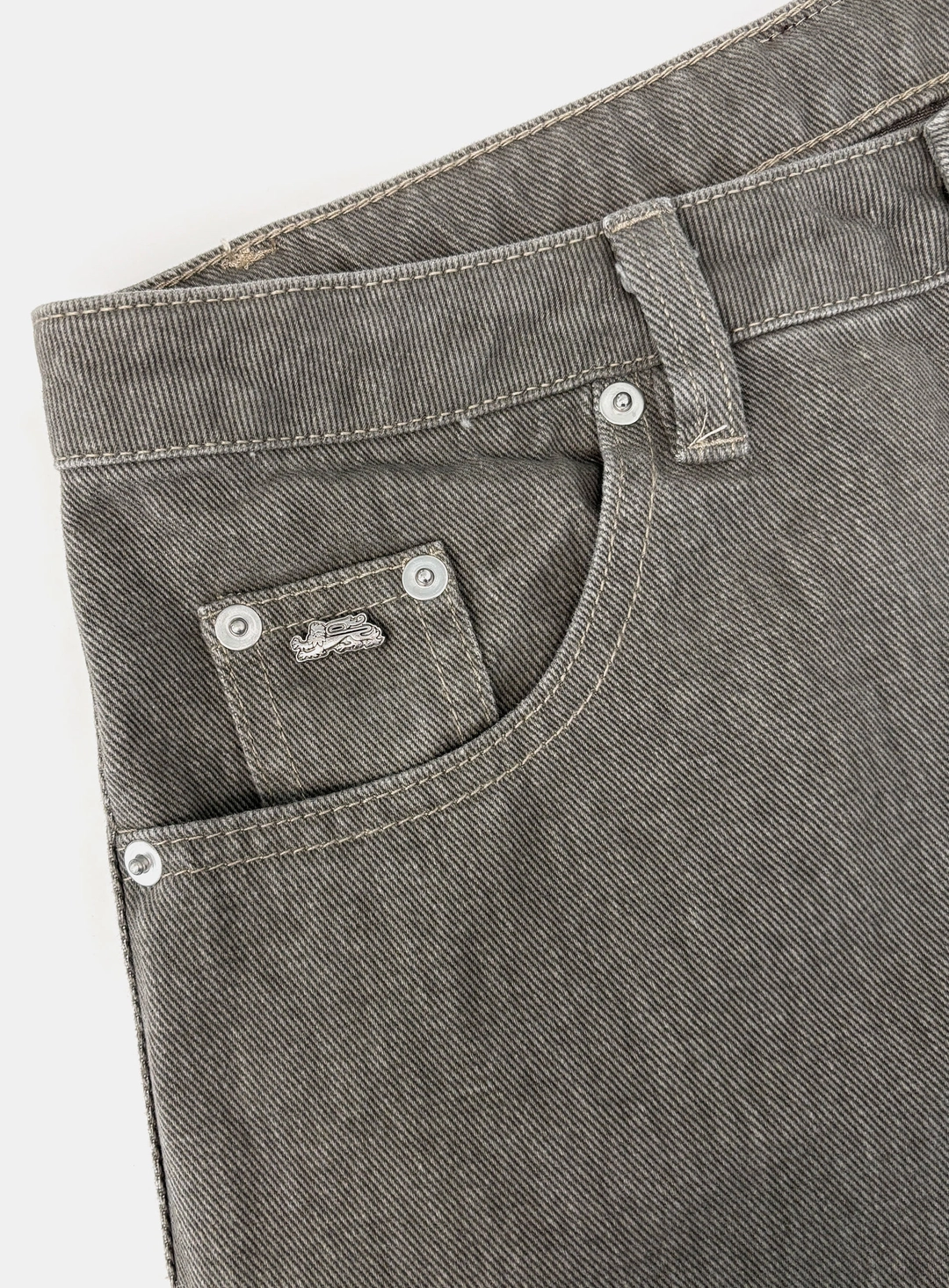 배드블러드 [w-pts26-045] 701 Semi Curved Fit Pants  - Gray 상품 이미지 2