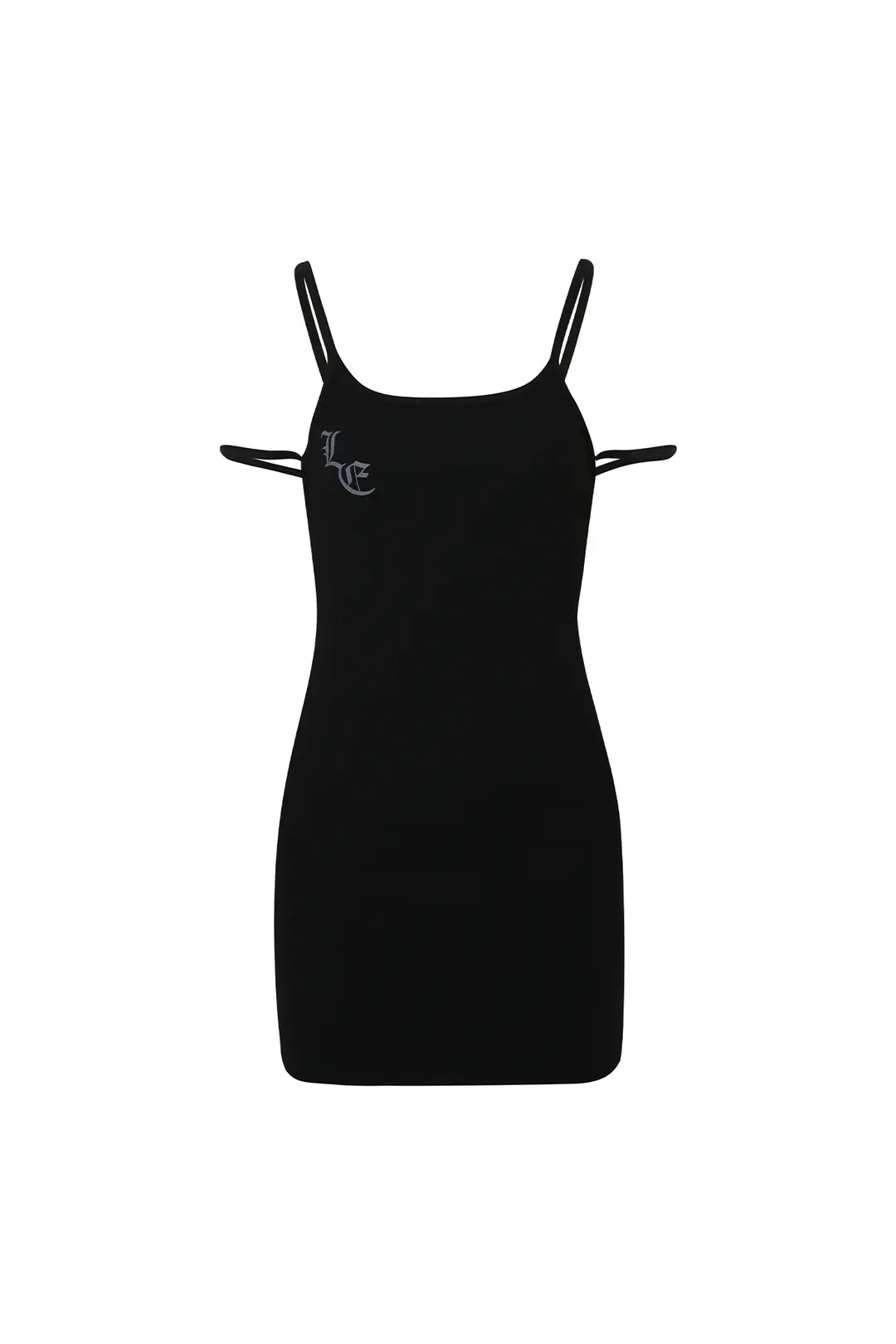 와이이이엘 LIP LOGO SLEEVELESS DRESS BLACK 상품 이미지 3