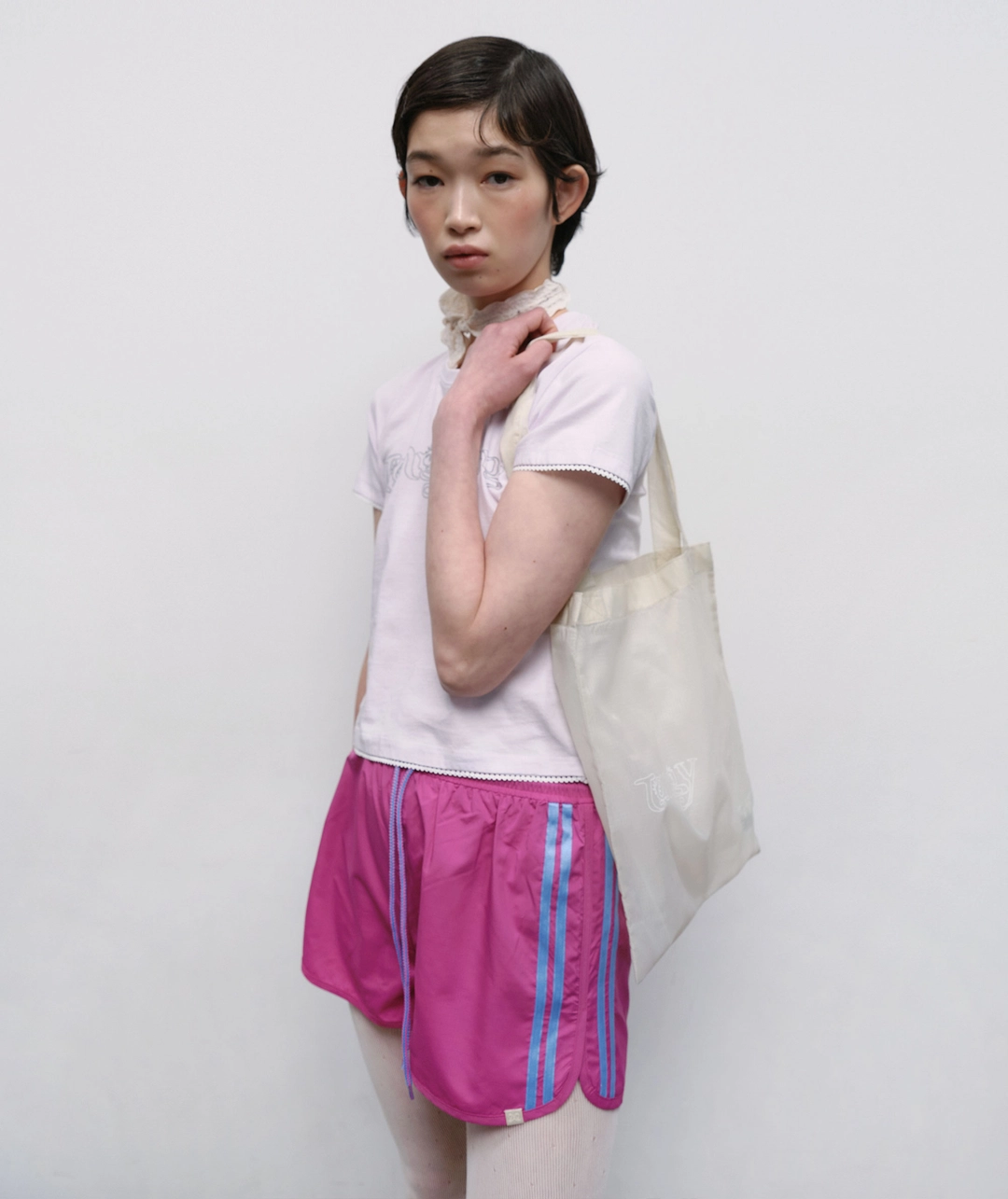 타입서비스 Side Stripe Shorts [Pink] 상품 이미지 2