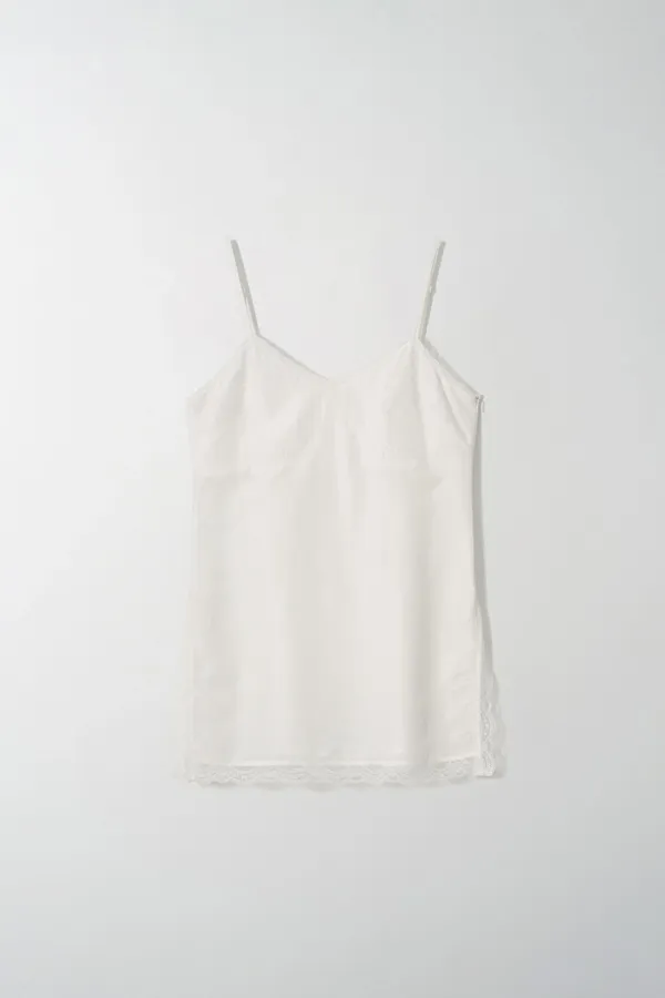 sophia sleeveless lace top_white