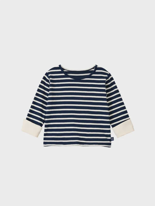 Stripe Cuffs Tee_ Kids