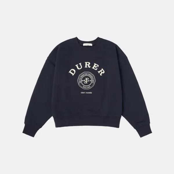 SITP5181 DURER 헤리티지 자수 맨투맨_Navy