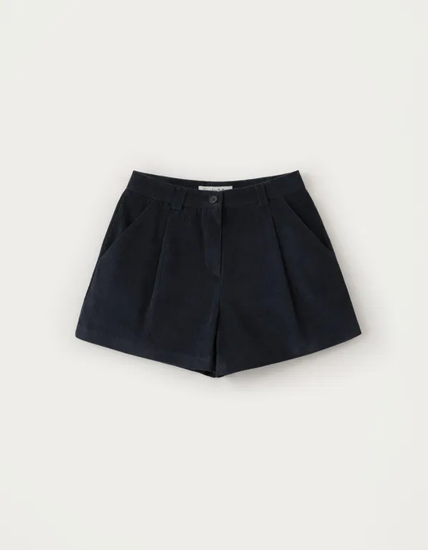 Corduroy Dave Short Pants - Navy
