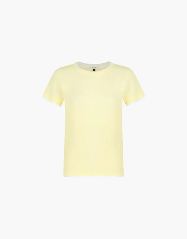 double layered t-shirt - lemon