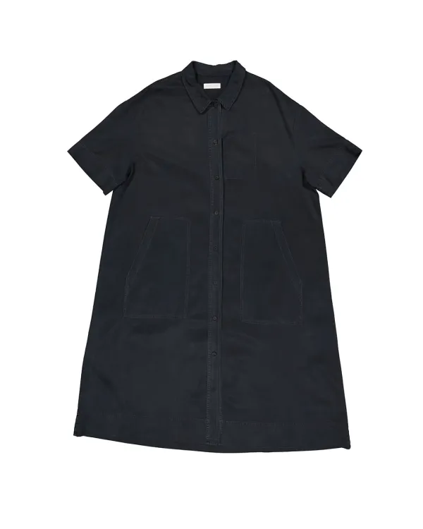 alen shirt long one-piece (navy)
