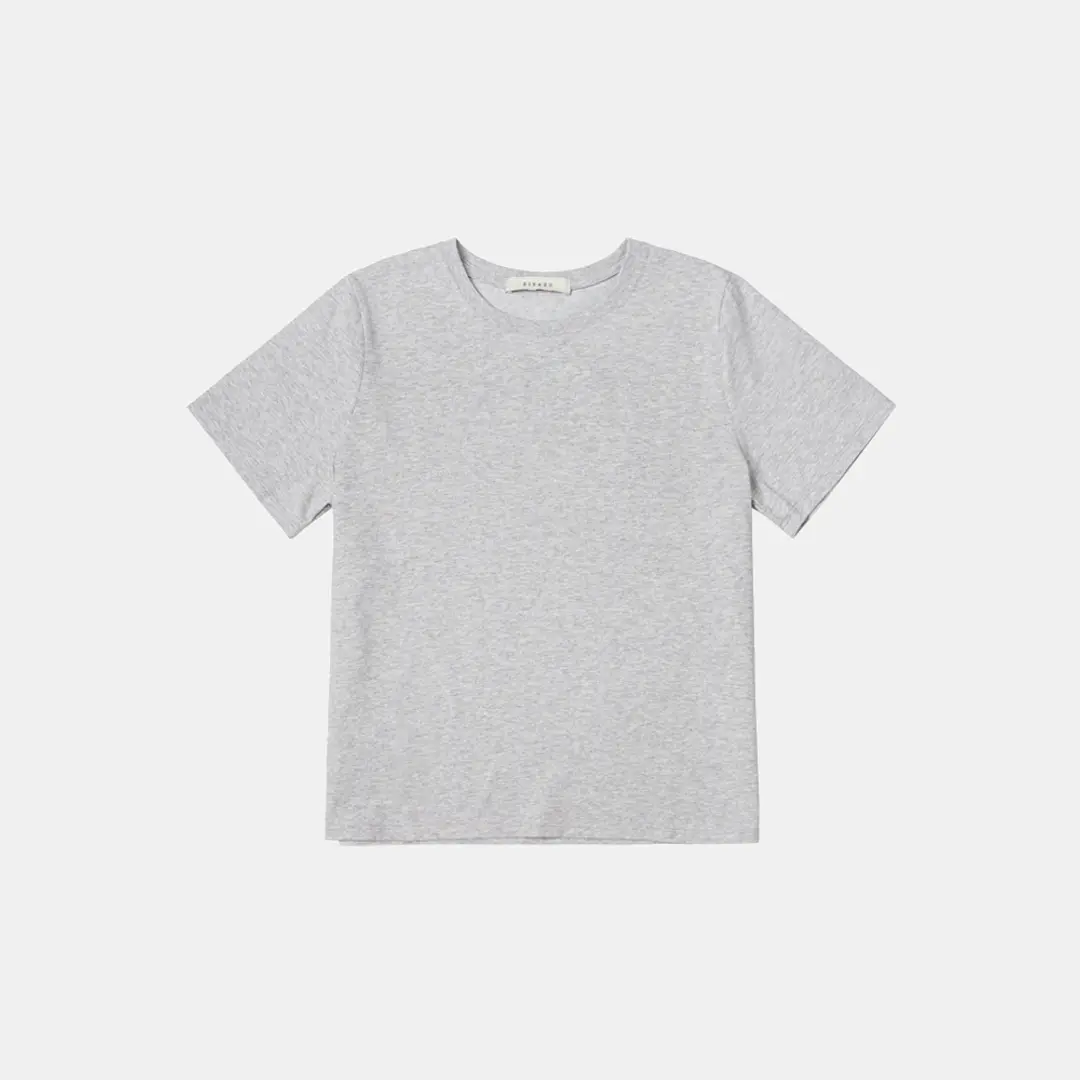 시야쥬 SITP5178 레귤러 핏 프레쉬 반팔 티셔츠_Melange gray 상품 이미지 2