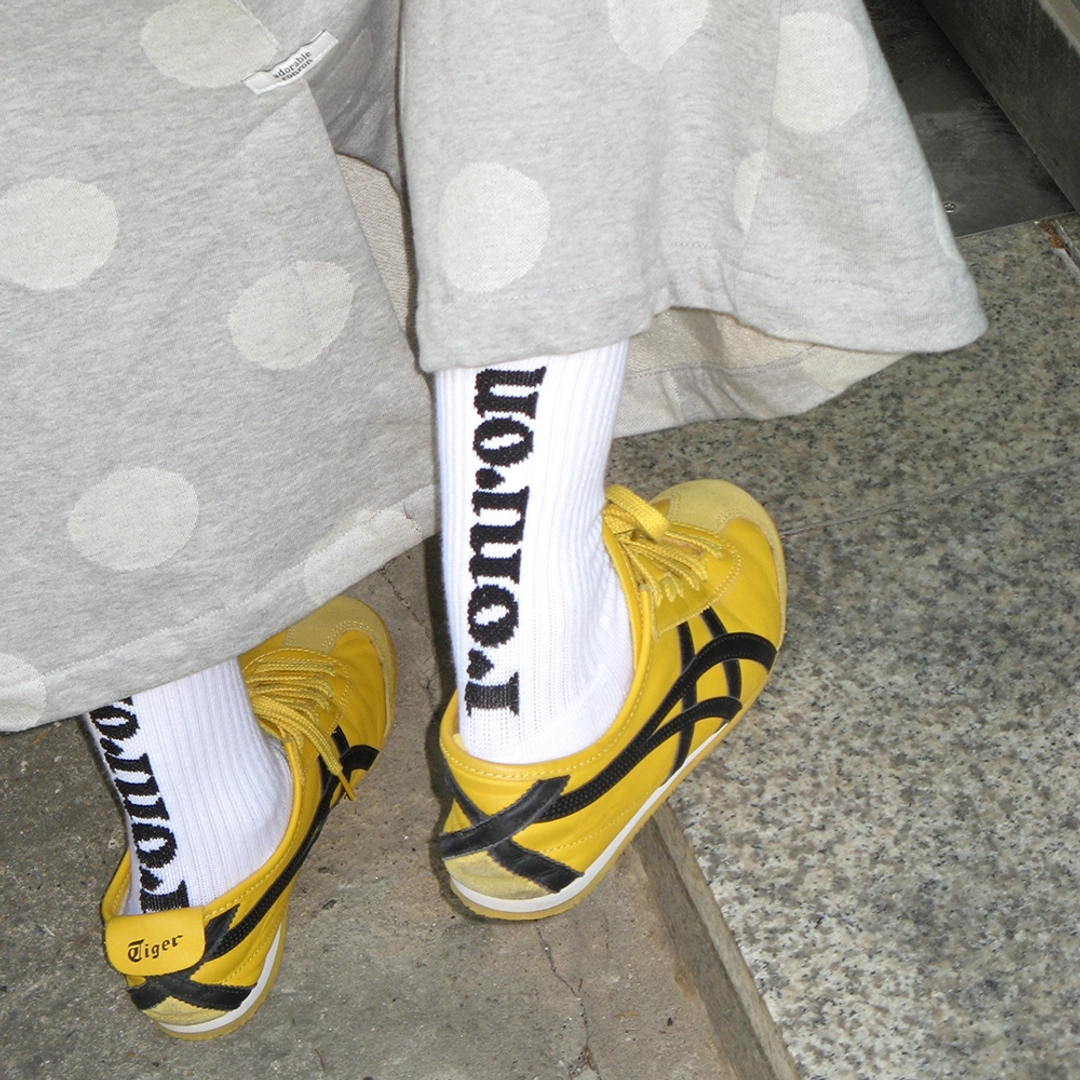 론론 LOGO SOCKS WHITE 상품 이미지 2