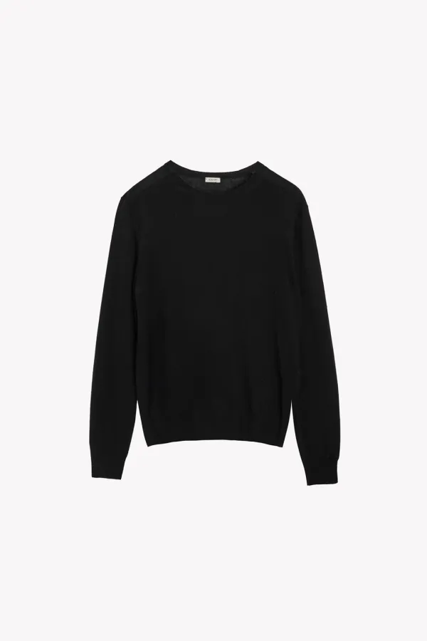 Hale Round Neck Knit (Black)