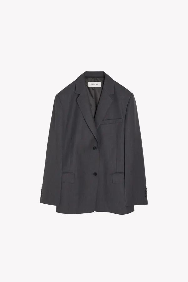 Wilona Belted Jacket (Charcoal)