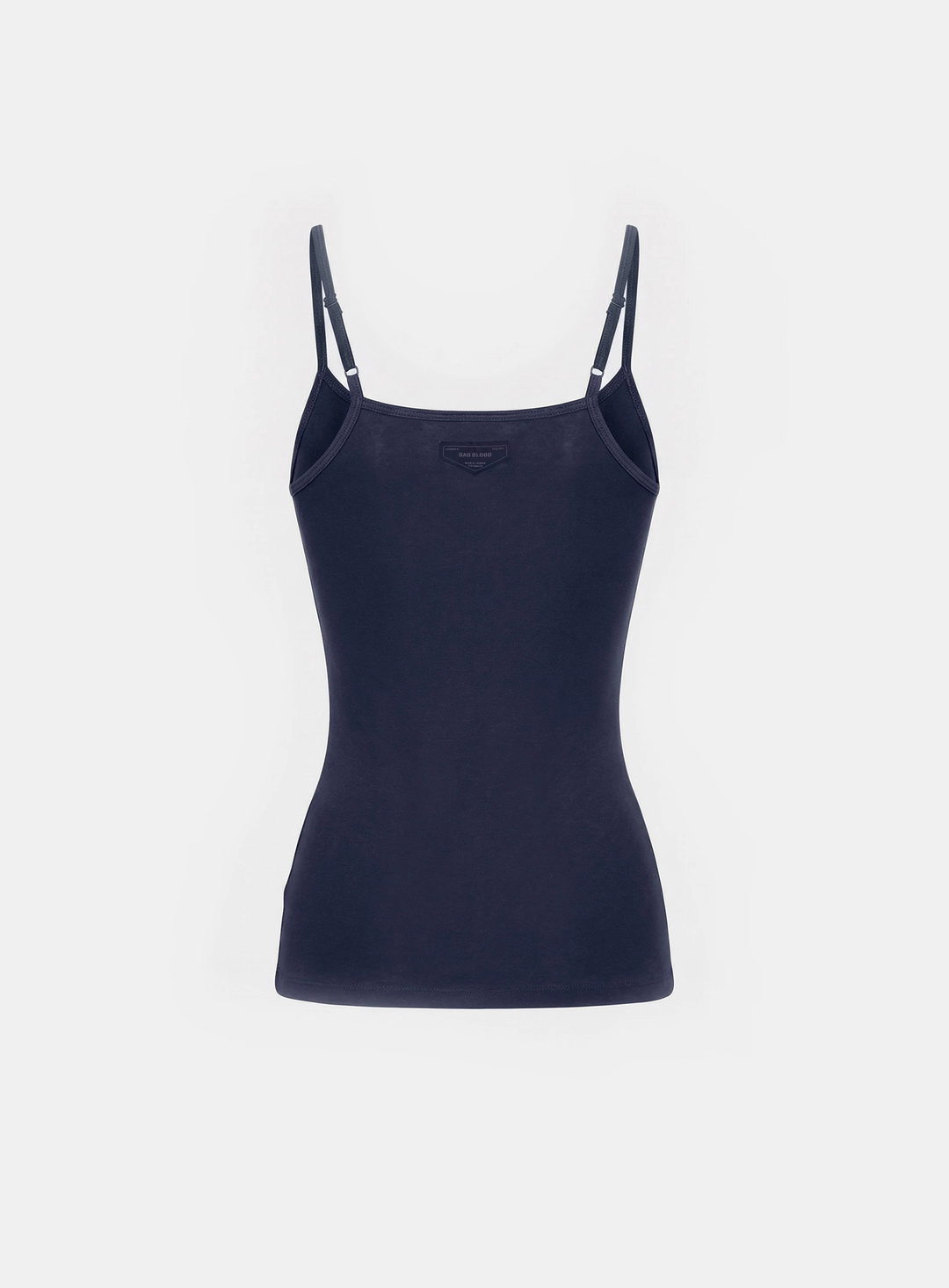 배드블러드 [w-tnk26-008] BS Cotton Jersey String Tank - Navy 상품 이미지 2