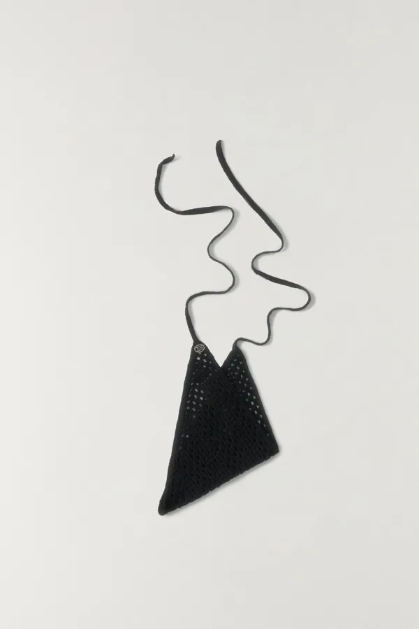 핸드메이드 스카시 스카프 BLACK