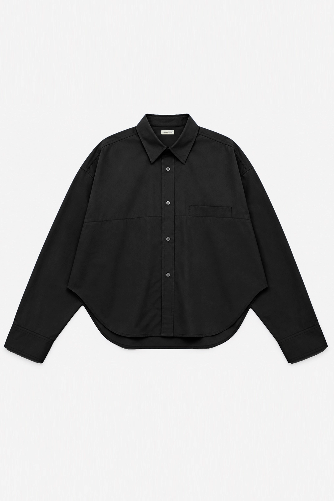 쏭스튜디오 Off Balance Shirts (Black) 상품 이미지 1