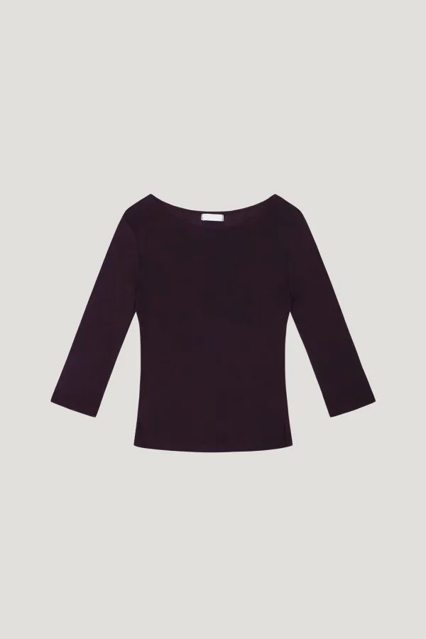 Soft Boat 3/4 Tee (purple)