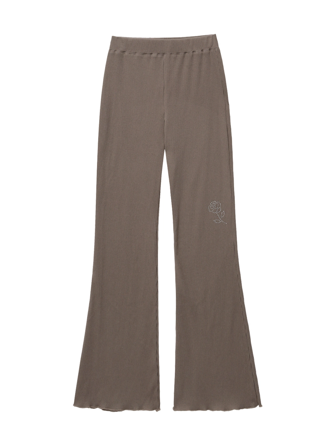 마가린핑거스 ROSE BOOT-CUT PANTS (BROWN) 상품 이미지 3