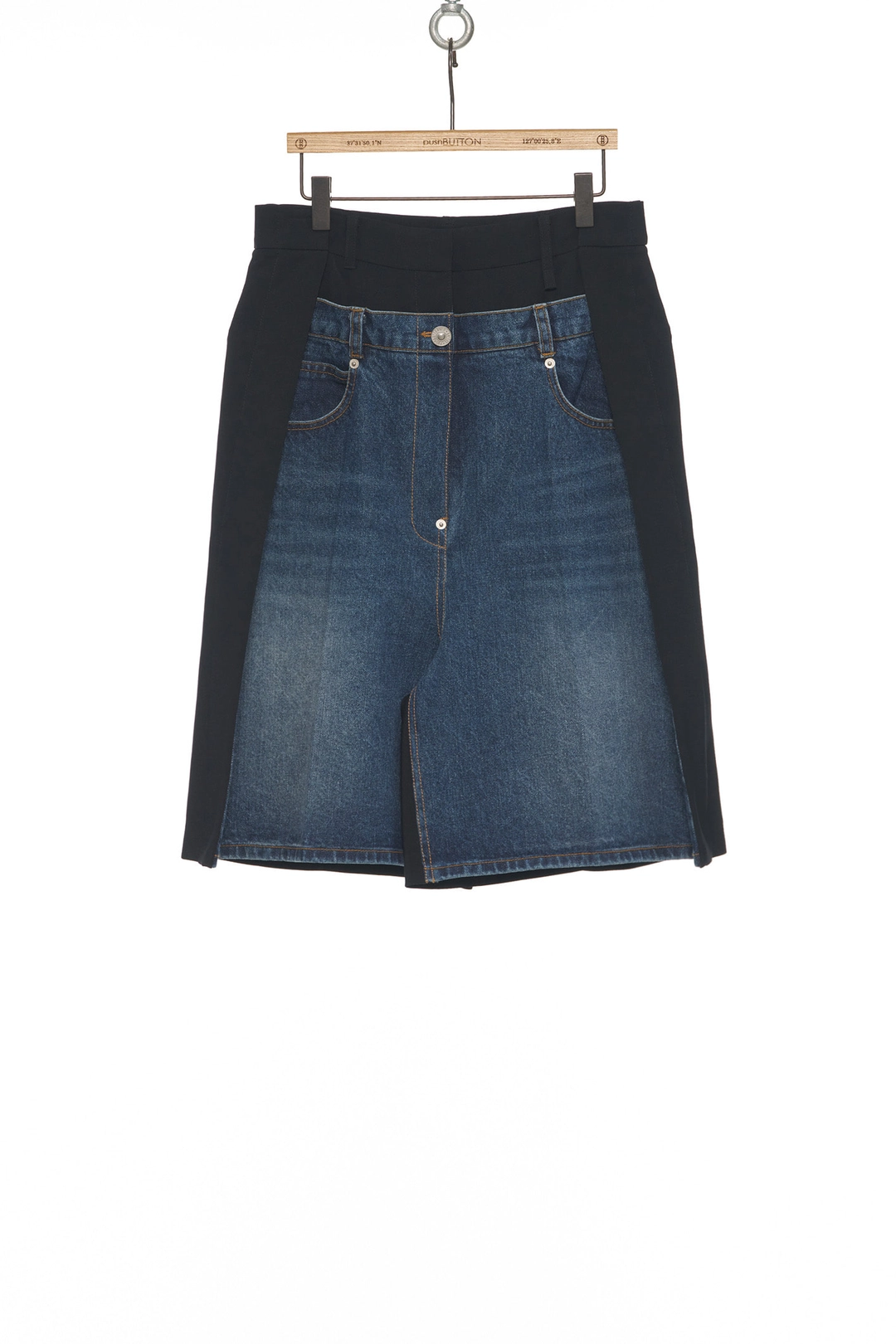 푸쉬버튼 SS25 BLUE SIDE FOLDED BERMUDA SHORTS 상품 이미지 1