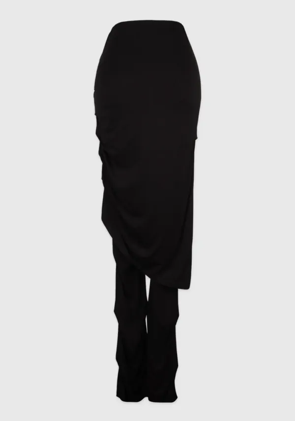 Drape Layered Pants Set