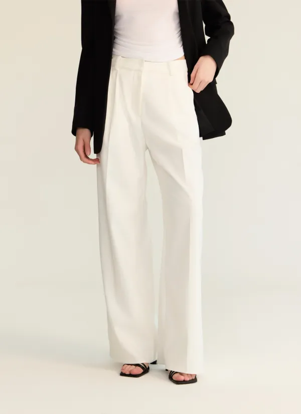 (2차 리오더) essential two tuck pants_wh