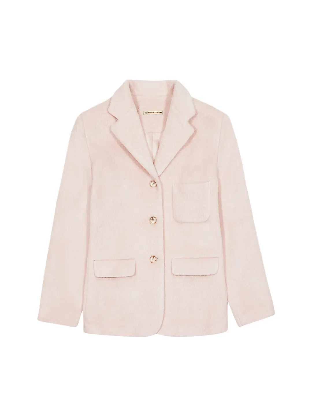 마가린핑거스 HAIRY WOOL JACKET (LIGHT PINK) 상품 이미지 1