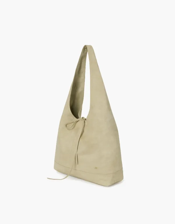 pino bag (suede) - light beige (L)