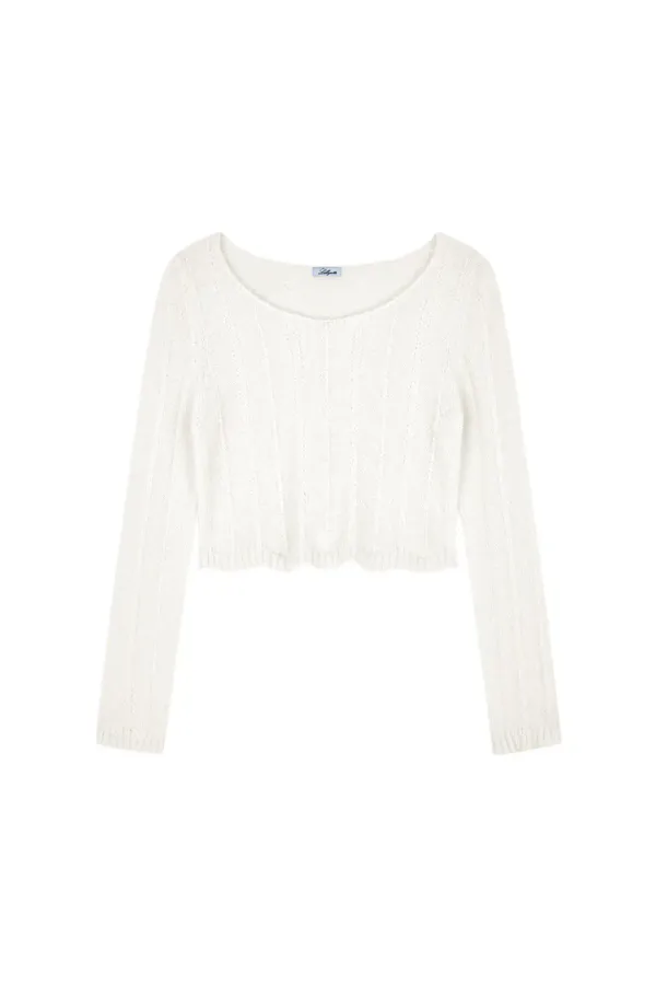[3rd] Heath Frill Knit