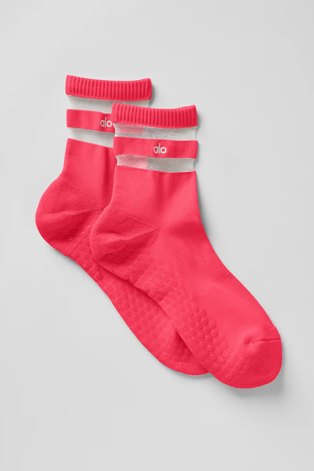 알로요가 Women's Pulse Grip Sock - Candy Red 상품 이미지 1