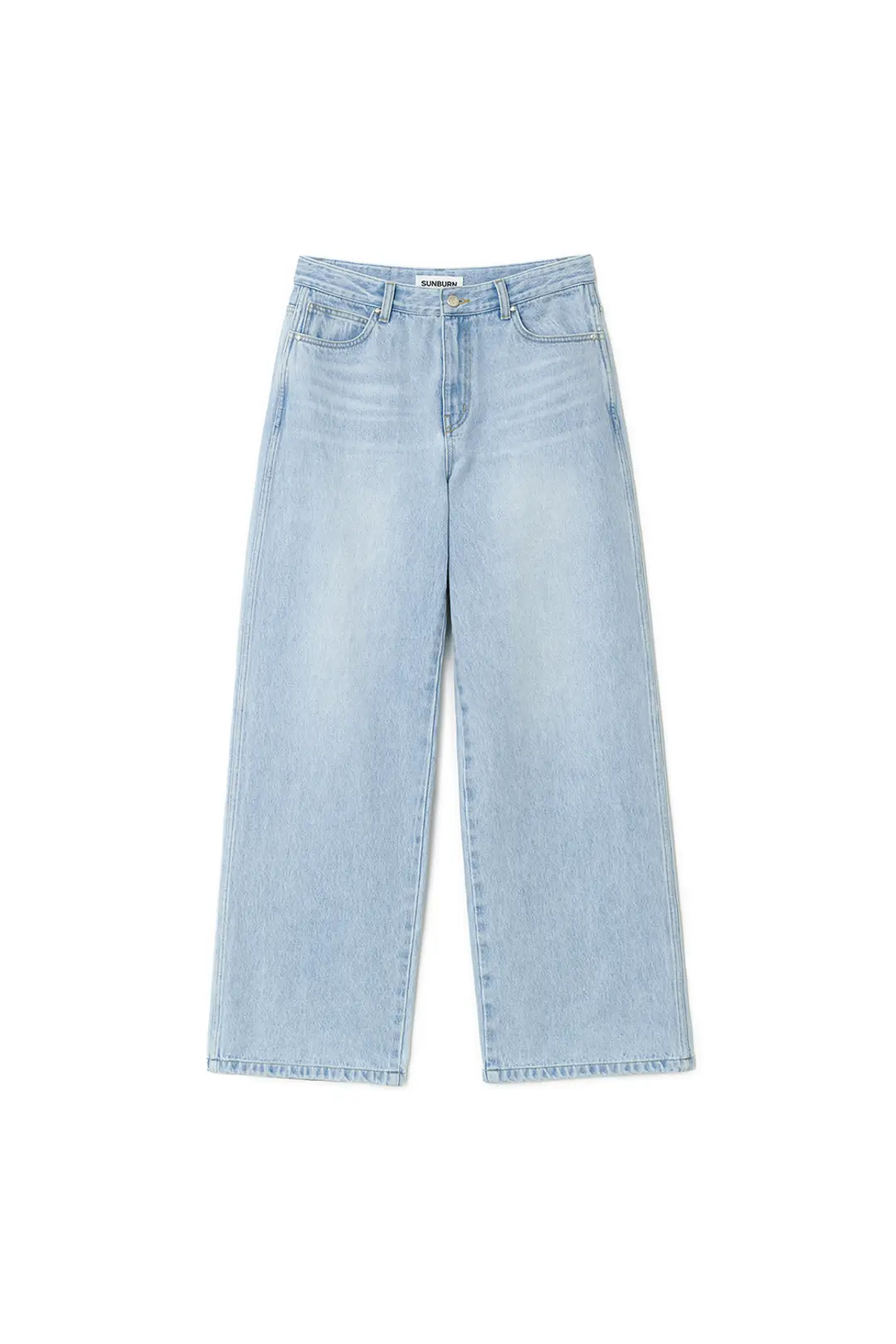 썬번프로젝트 LOW-RISE DENIM PANTS, LIGHT BLUE 상품 이미지 1