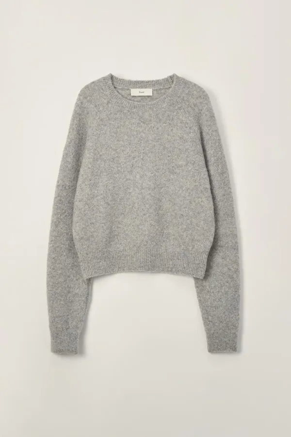 UNISEX SHAGGY DOG SWEATER MELANGE GREY_UDSW4C113G2