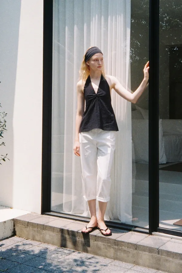Vino Halter Blouse (black)