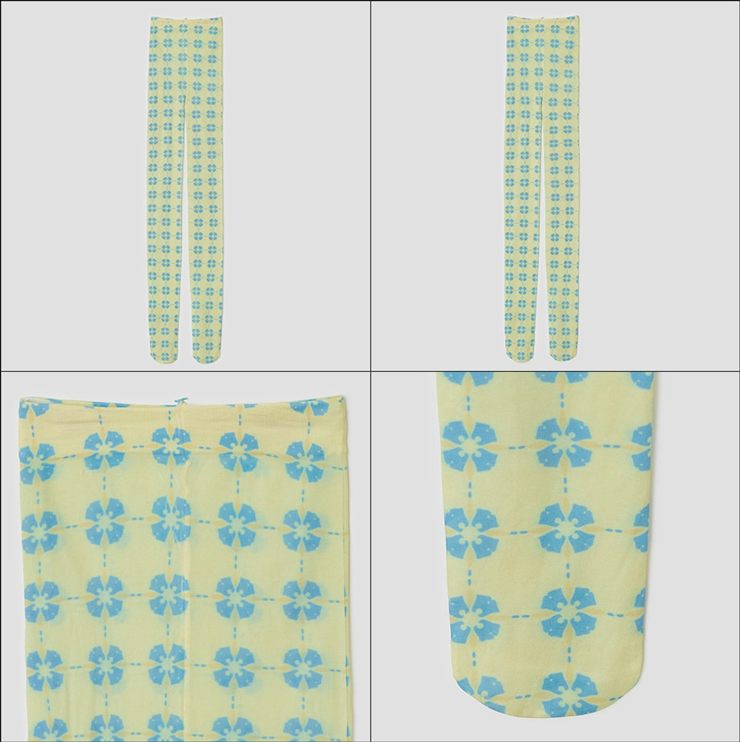 타입서비스 Flora Tile Tights [Lime] 상품 이미지 2