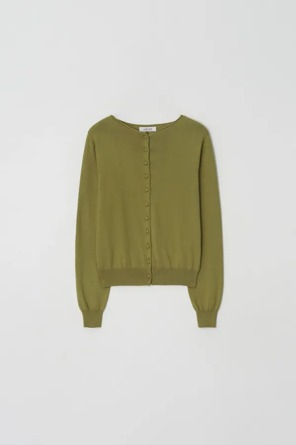 [2nd] Soft Boatneck Cardigan