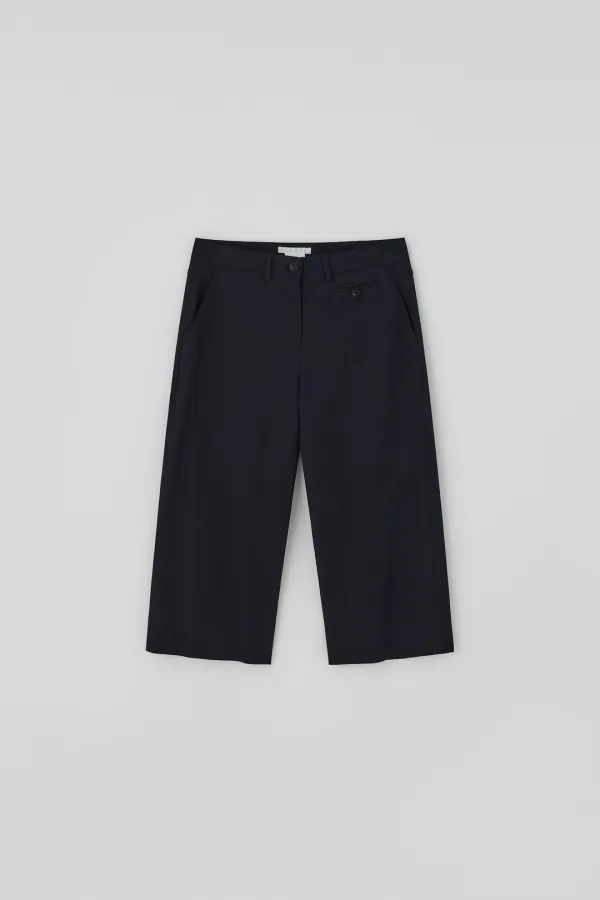 T/T Tailored bermuda pants (navy)