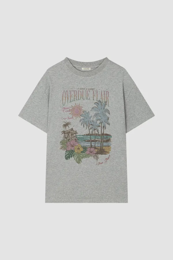 VINTAGE SUMMER T-SHIRT_MELANGE GREY