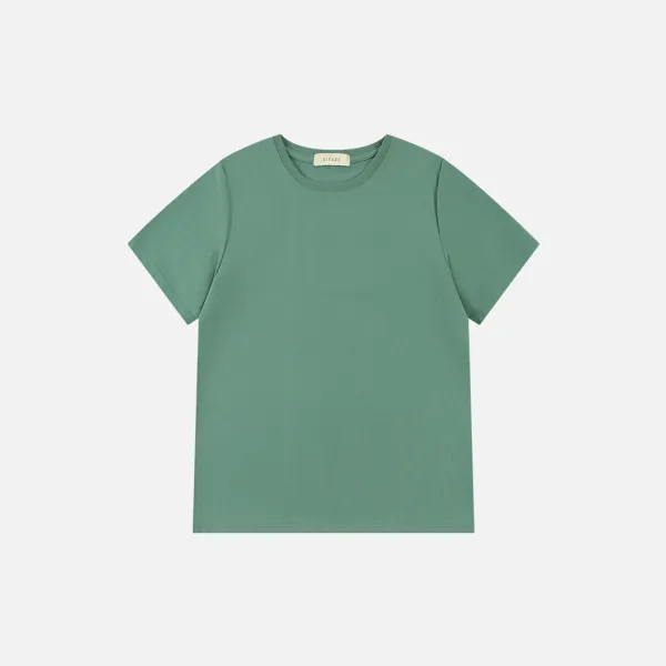 SITP5178 레귤러 핏 프레쉬 반팔 티셔츠_Green