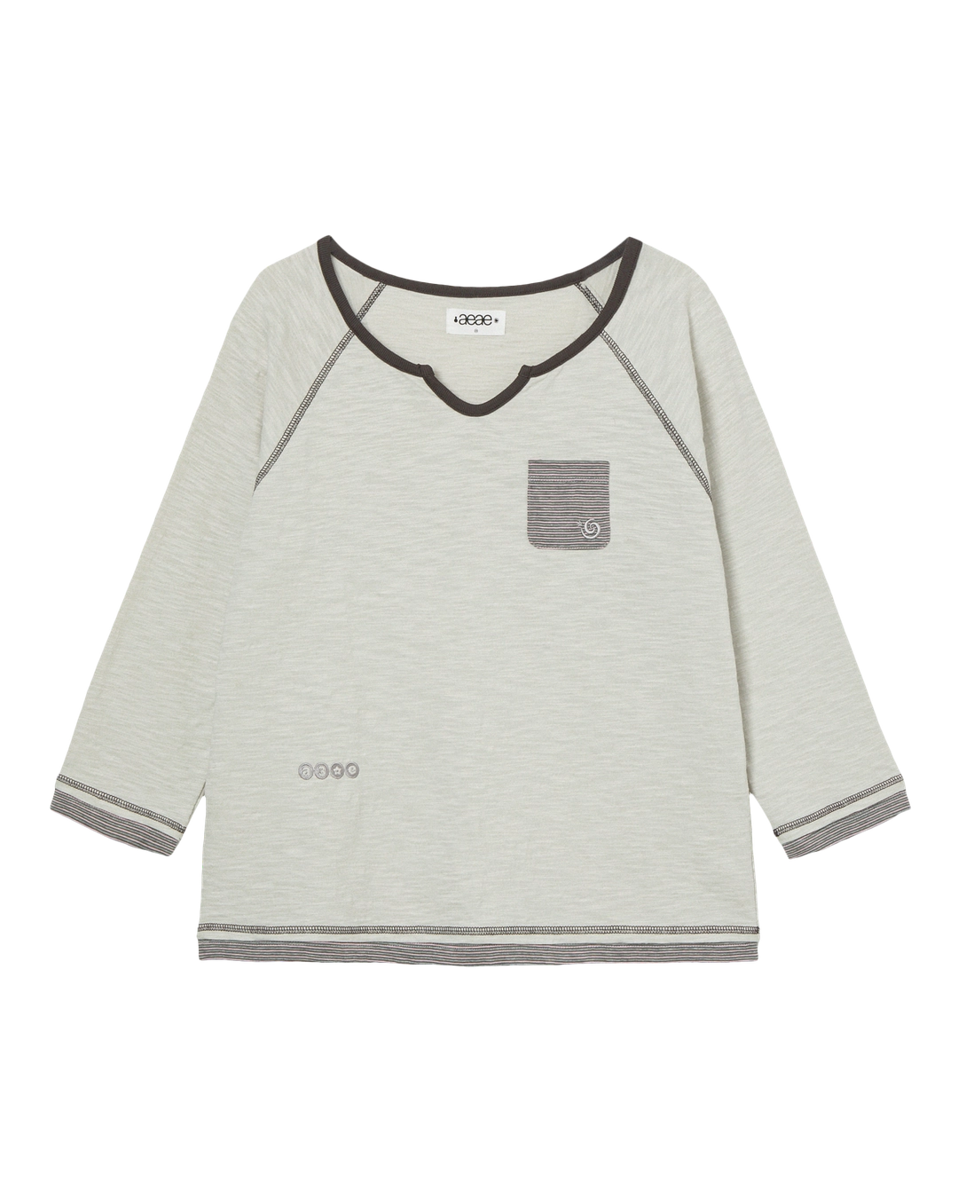 에이이에이이 LAYERED SLEEVE TEE [IVORY] 상품 이미지 1
