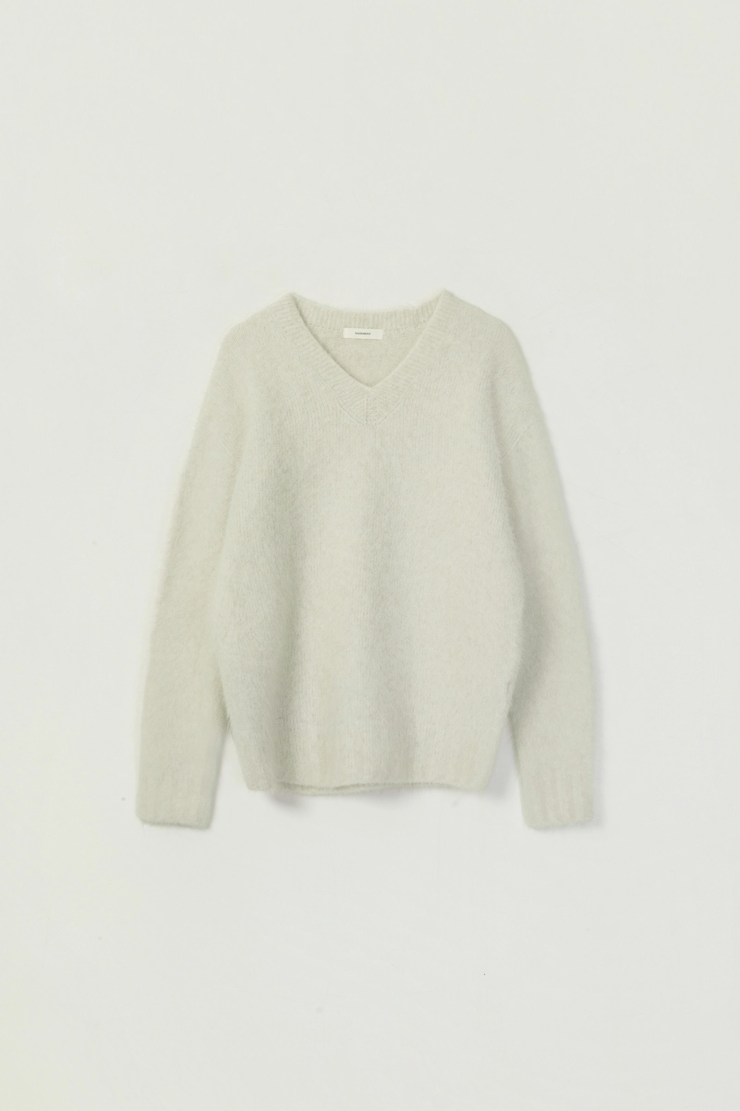 세이지먼트 PAUXE FOX V-NECK KNIT_IVORY 상품 이미지 1