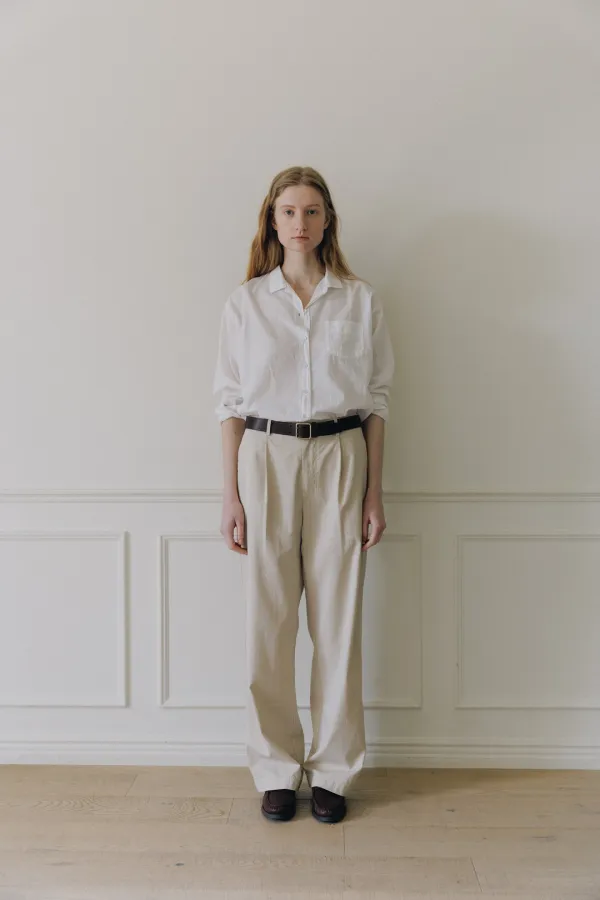 [5/29(금) 순차 발송] Cotton chino pants (Light Beige)
