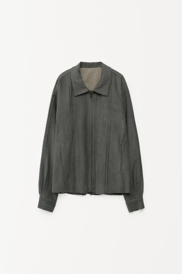 (M)Harris Corduroy Zip-up Jacket gray